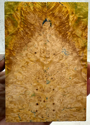 Stabilized Box Elder Burl Knife Scales | SBEB 546