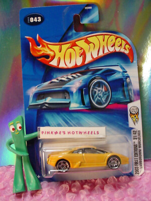 2003 #31 FE Hot Wheels LAMBORGHINI MURCIELAGO #43∞yellow;pr5