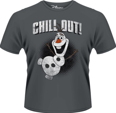 Frozen Disney Olaf Chill Out T-Shirt Uomo S PLASTIC HEAD
