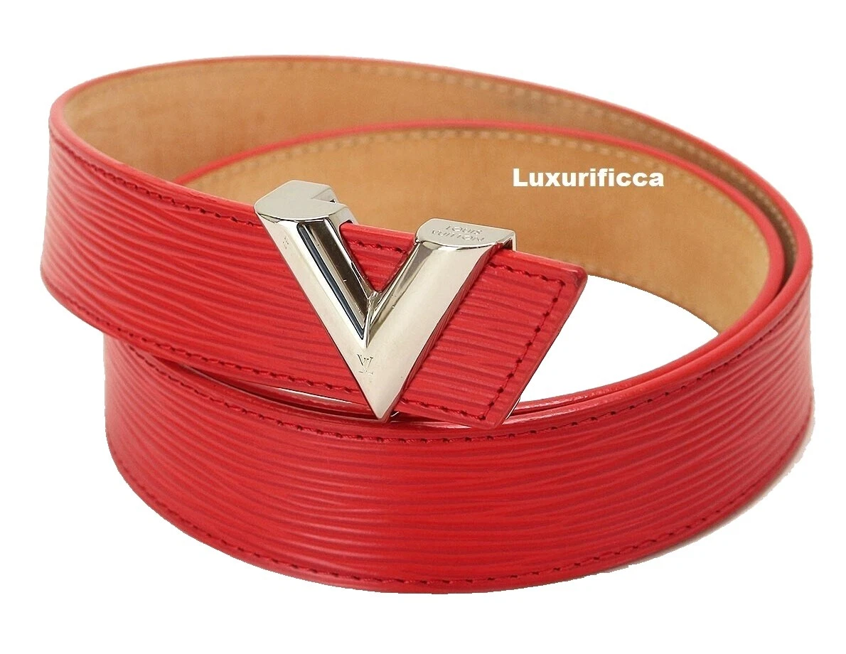 Cinturones de cuero de patente Louis Vuitton para Mujeres