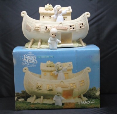 Precious Moments Two By Two Noah's Ark Nightlight Set #530042 ~Retired~ | eBay