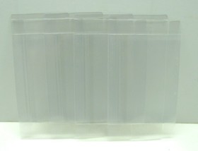 10X INTELLIVISION GAME CIB (SIZE A) - CLEAR PLASTIC PROTECTIVE BOX PROTECTORS 