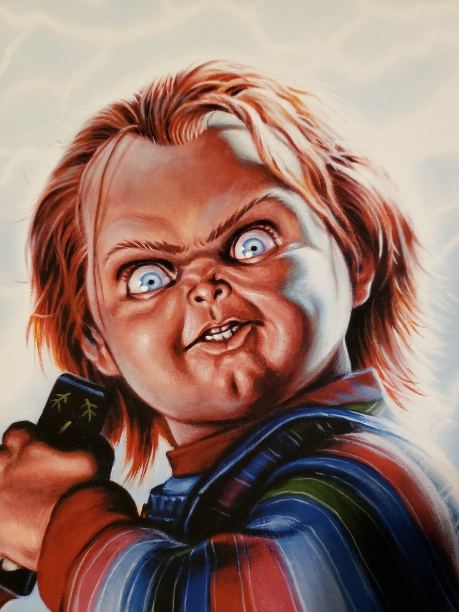 Chucky Child's Play 11x14 Original Print # 28 of 100 by Jason Chucky Child's Play 11x14 Original Print # 28 of 100 by Jason