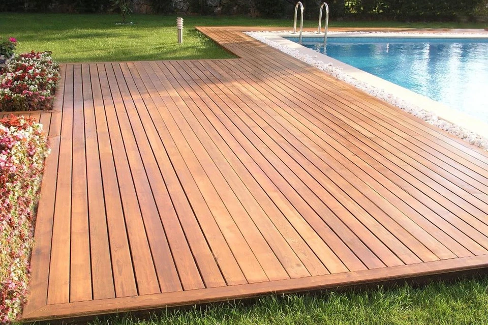 Terrassendielen Lärche Hartholz 45x140 mm Terrasse, Bodenbeläge - Bild 4 von 4