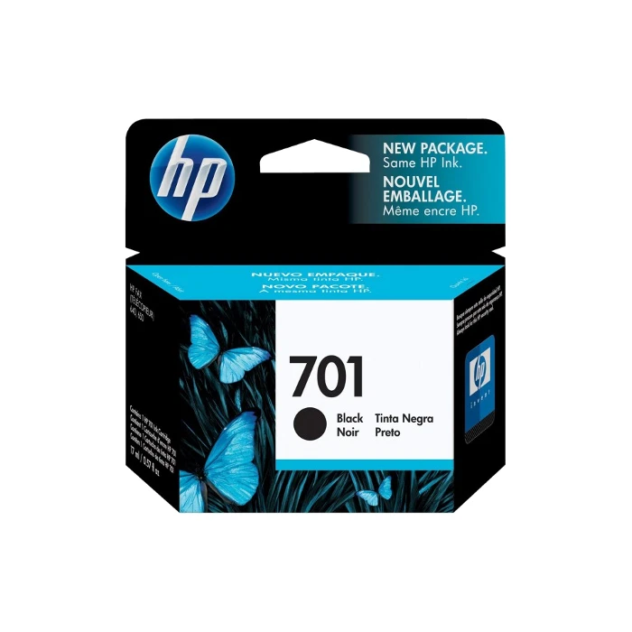 HP Tintenpatrone Nr. 701 Schwarz Black 895 Seiten Druckleistung CC635AE - Bild 1 von 1