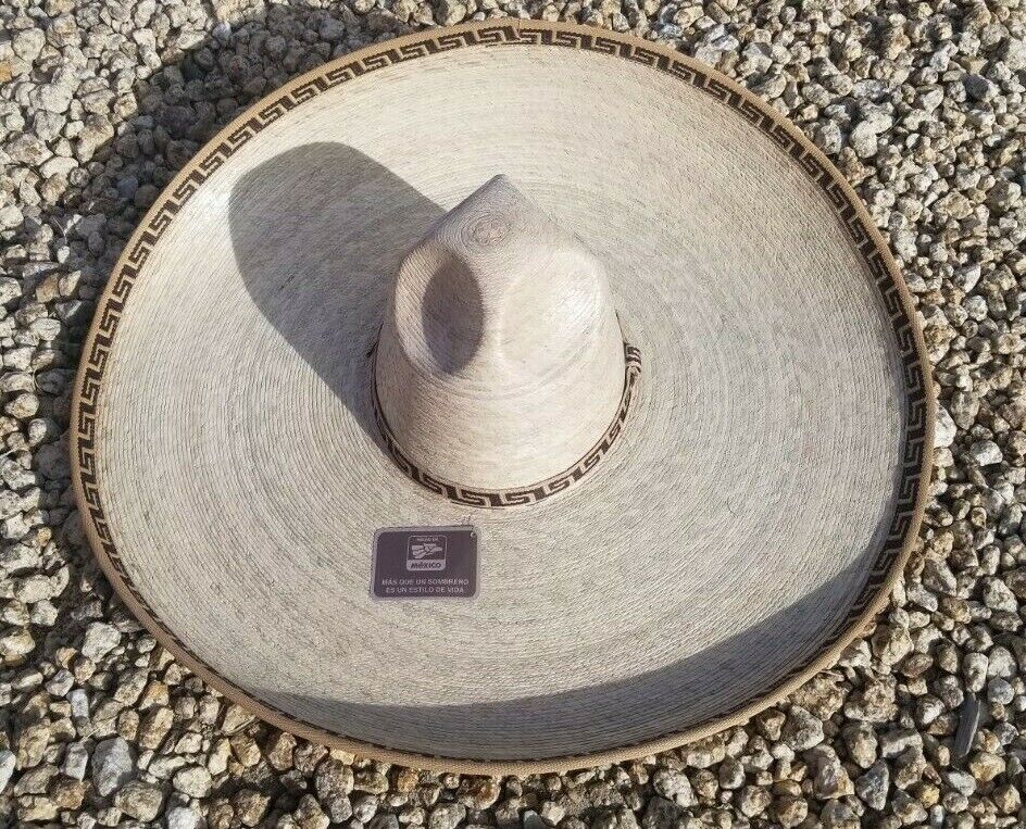 Mexican Hat Charro Straw Size 7 5/8 Sombrero Fino Charro de Palma Verde  Talla 61 | eBay