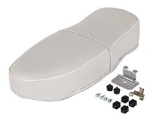 SET graue Sitzbank für Simson Star SR4-2 mit Scharnier, Haken + Puffer NEU