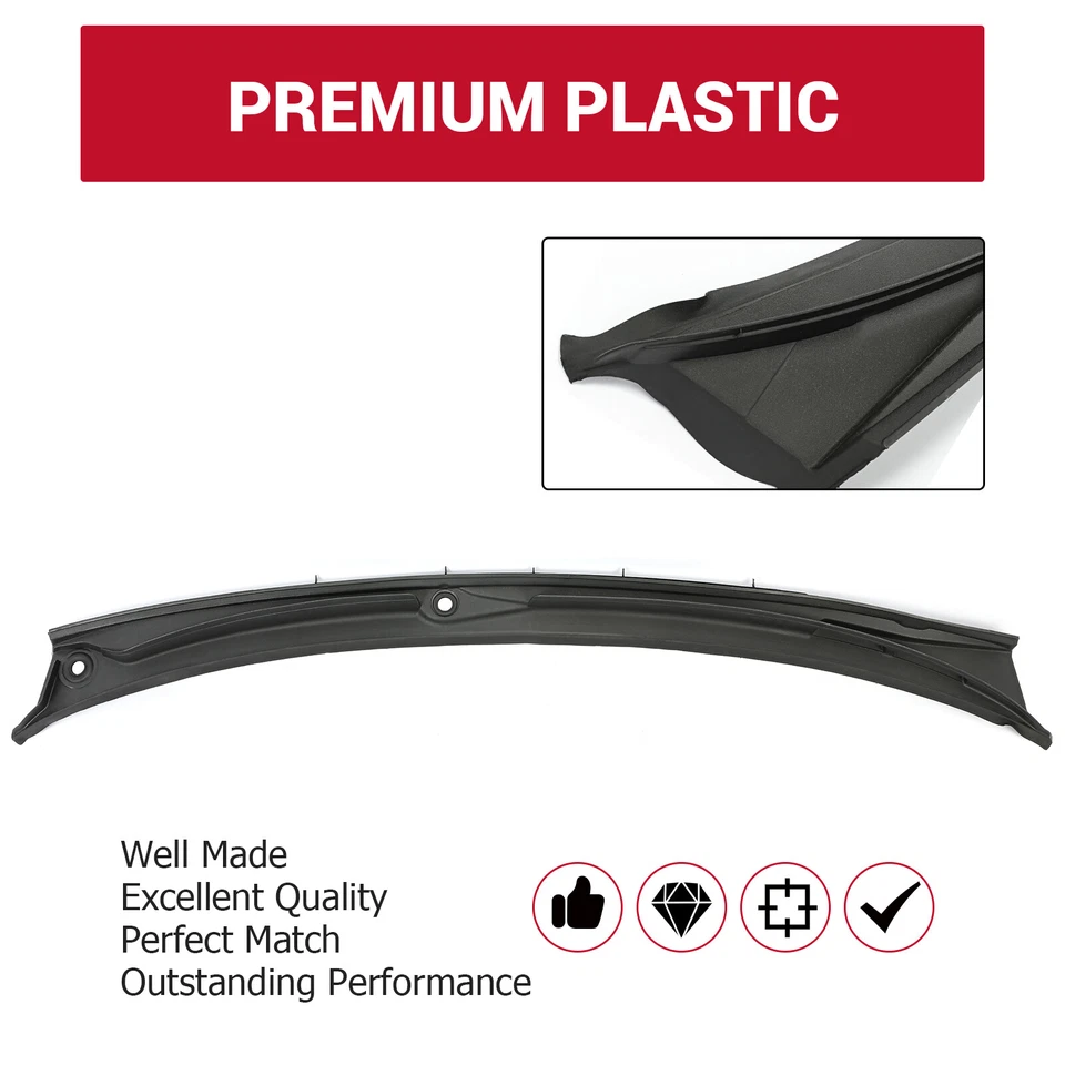 HECASA  Windshield Window Wiper Cowl Fits 97-06 BMW M3 E46 323i 328i - Image 2 of 4