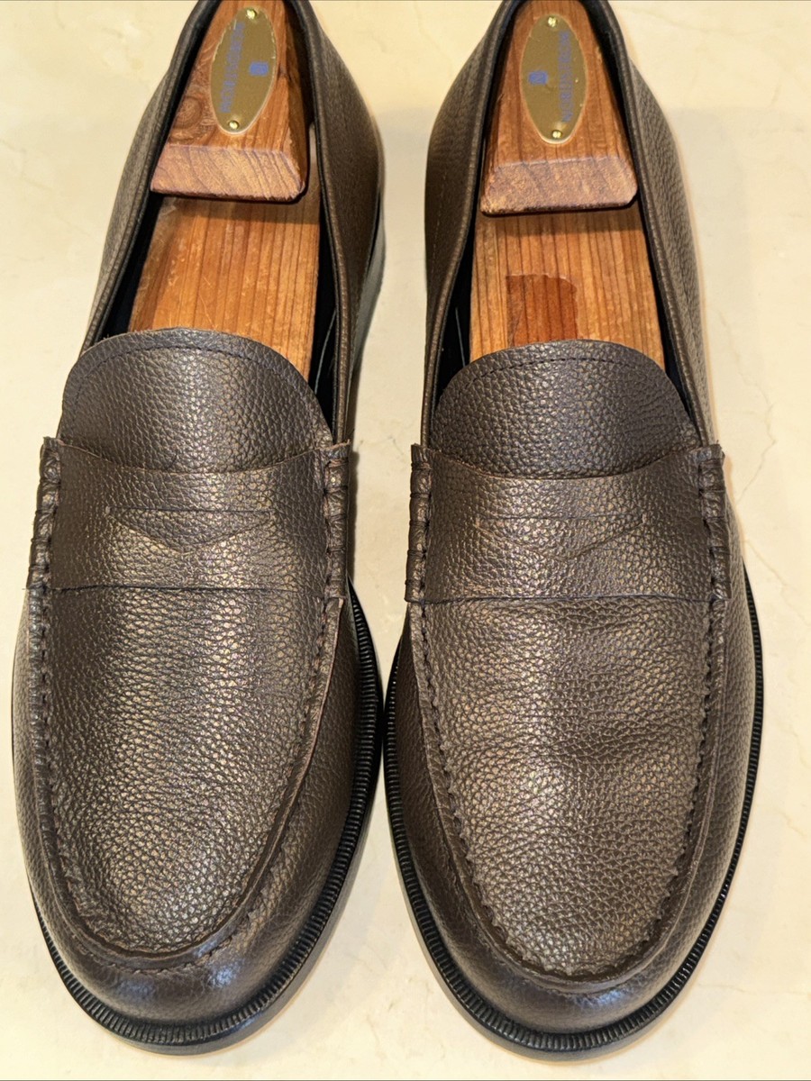 BOSS Hugo Boss Tayil Black Leather Penny Loafers Men\'s Size 10 Hugo Boss Tayil_Loaf_BUNL Men main image 3