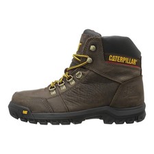 Caterpillar Men's Outline Soft Toe Work Boot, Seal Brown, Size Options