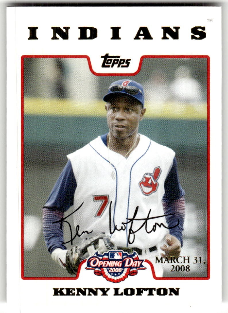 2008 Topps Opening Day Kenny Lofton Gold #/2199 #44