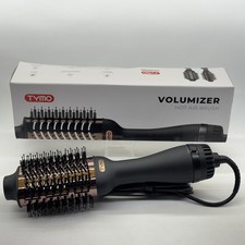 Tymo Volumizer Hot Air Brush Black Gold Professional Ionic Hairdryer Styler