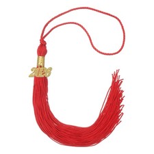 2026 Tassel Graduation, Red Graduation Cap Tassels with Gold Date Charms