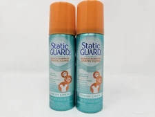 Static Guard Fabric Spray, Fresh Linen Scent, 1.4 Ounce Can Lot of 2 Travel Size