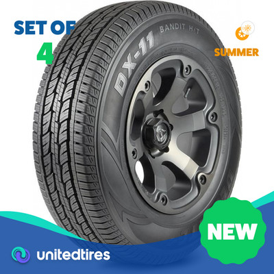 Set of (4) New LT 245/75R16 Delinte DX-11 Bandit H/T 120/116S