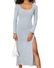 Reformation Lemon Dress Light Blue Size xs