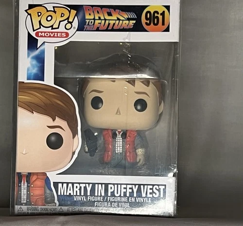 Funko Pop! Movies Back to the Future Marty in Puffy Vest #961 Vinyl Figure