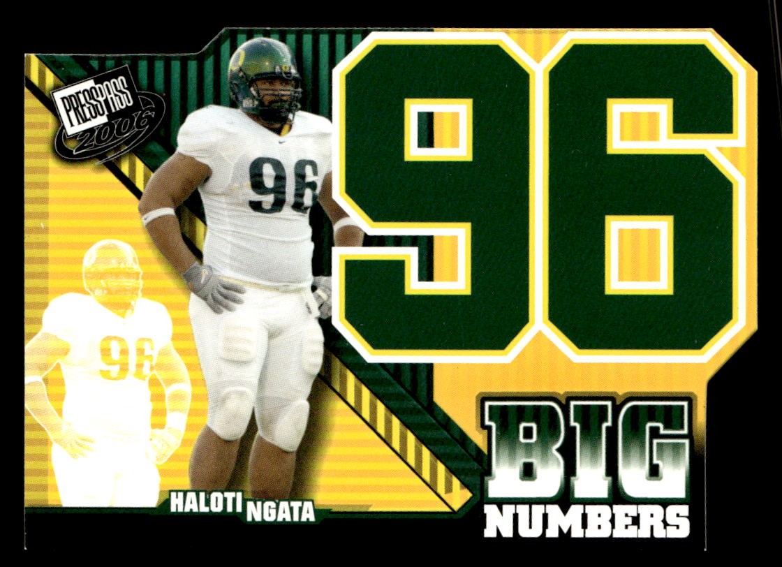 Haloti Ngata Press Pass Big Numbers #BN19 Base