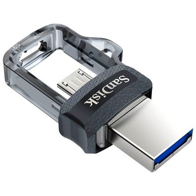 SanDisk USB-Stick Ultra Dual Drive M3.0 grau 64 GB, 1 St.