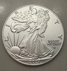 2024 American Silver Eagle 1 Oz .999 Fine Silver Type 2 Straight From Tube