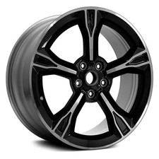 Wheel 19 5x114.3 Aluminum Black Gloss Machined Fits 2016-2017 Ford Mustang Gt Wheel 19 5x114.3 Aluminum Black Gloss Machined Fits 2016-2017 Ford Mustang Gt