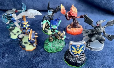 Activision Skylanders action 6 figures lot Hex Zekrom Swap Force Torch