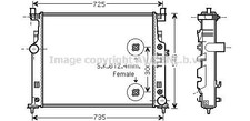 Radiateur Mercedes CLASSE M