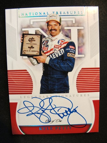 KYLE PETTY 1/1 NATIONAL TREASURES AUTOGRAPH AUTO HARD SIGNED SIGNATURE