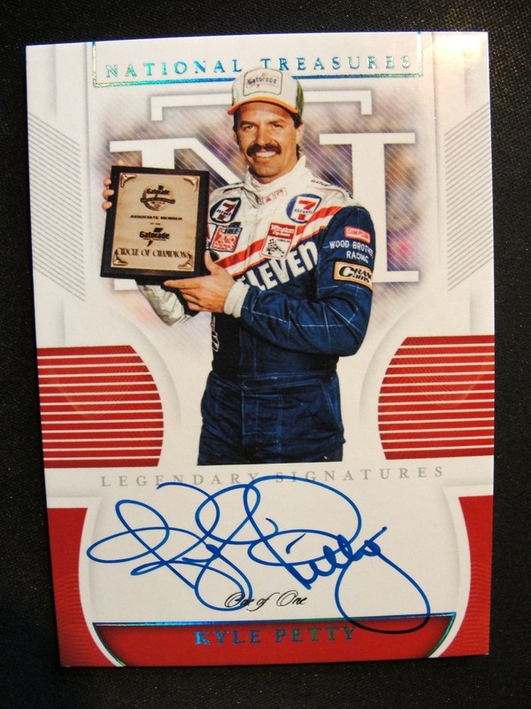 KYLE PETTY 1/1 NATIONAL TREASURES AUTOGRAPH AUTO HARD SIGNED SIGNATURE