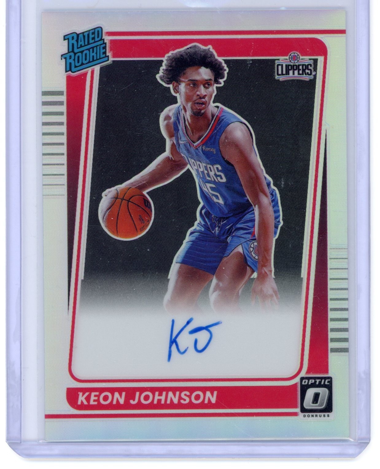 2021-22 Panini Donruss Optic Rated Rookie Keon Johnson #192