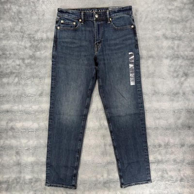 NWT Men's American Eagle AE EasyFlex+ TENCEL Slim Straight Jean 30x32