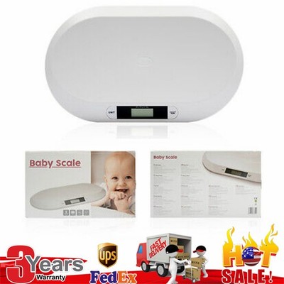 44Ibs Electronic Digital Baby Infant Scale LCD Display ABS Weight Grow Baby Pet