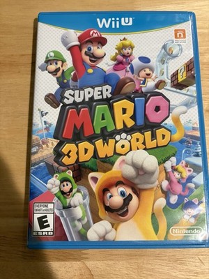 Nintendo Super Mario 3D World (2013, E) Wii U NTSC-U/C Case+Manual