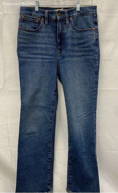 Madewell Women's Blue Denim 5-Pockets Design Cali Demi-Bootcut Jeans 27