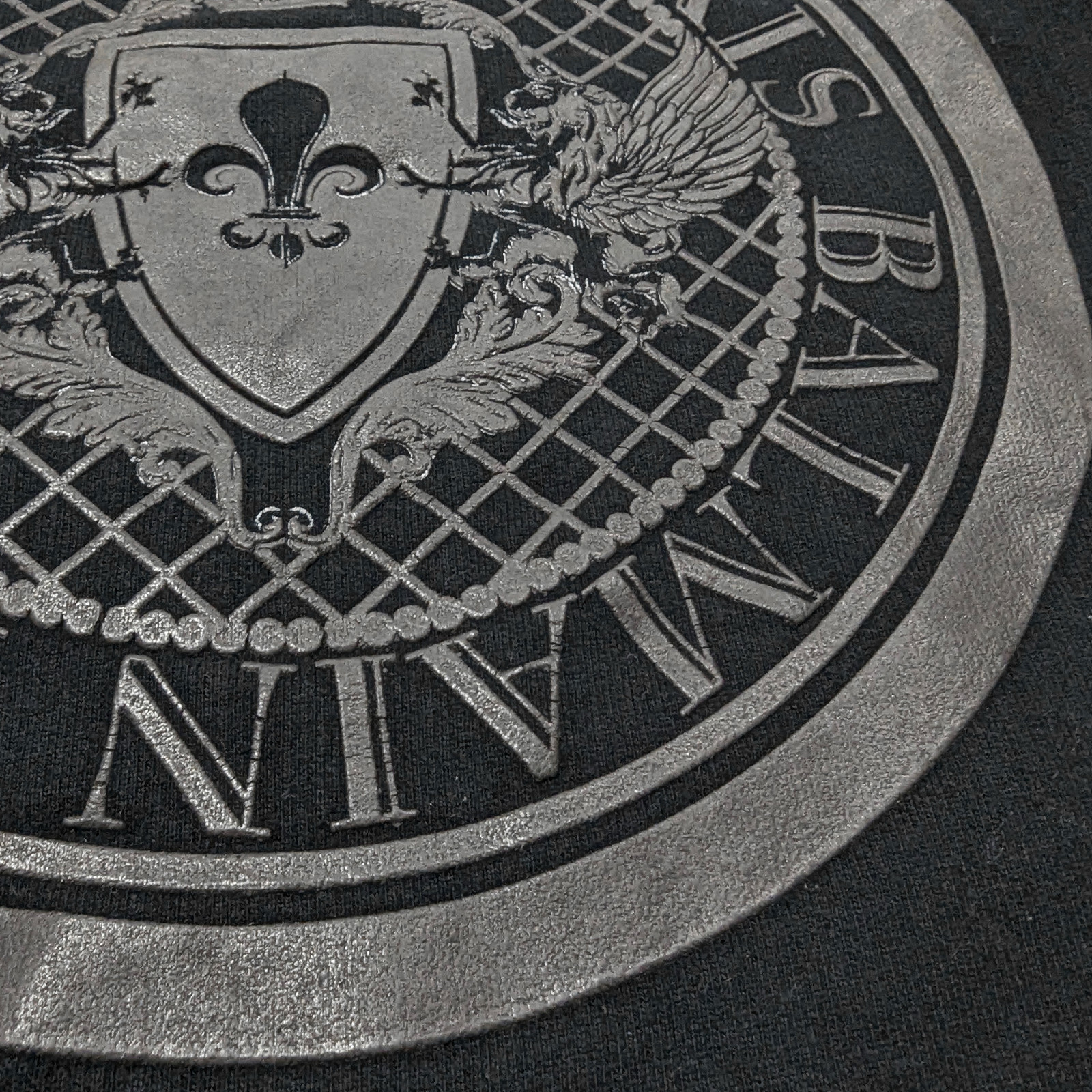 Balmain Crest Logo Drawstring Pullover Sweater Sw… - image 12