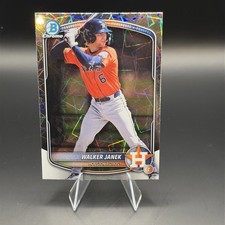 2025 1st Bowman Draft Chrome Walker Janek Laser Refractor BCP-15 Astros
