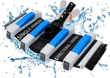 Enhanced Pool Vacuum Head with Direction-Control Swivel Handle Pool Brush Hea...