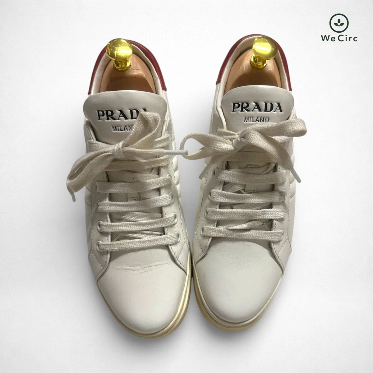 Prada Plateau Sneaker Weiß 37 Damen - WeCirc