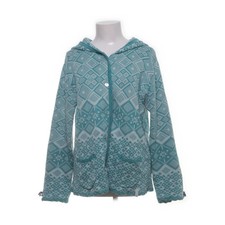 Deerberg, Strickjacke, Damen, Größe: L, Blau/Weiß/Mehrfarbig, Baumwolle #dza