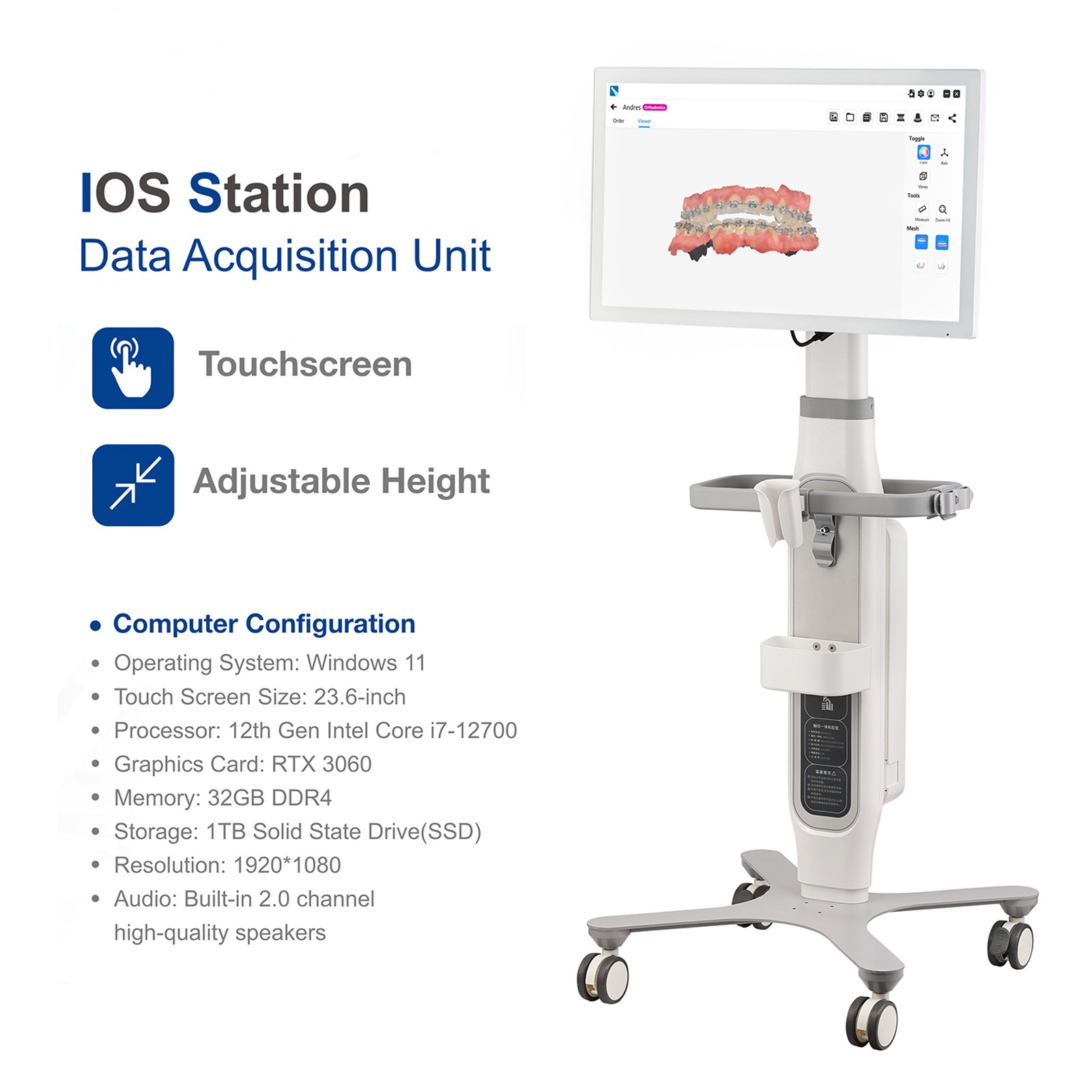 PRO Digital Dental Intraoral 3D Scanner with Scanning Software