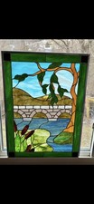 Custom Stained Glass Window Panel , 24" x 31"