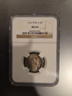 1913 Type 2 Buffalo 5 Cent Nickle NGC Ms64