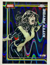 2026 Topps Chrome Marvel Comics Kitty Pryde #66 - /10 Black Ray Wave Refractor