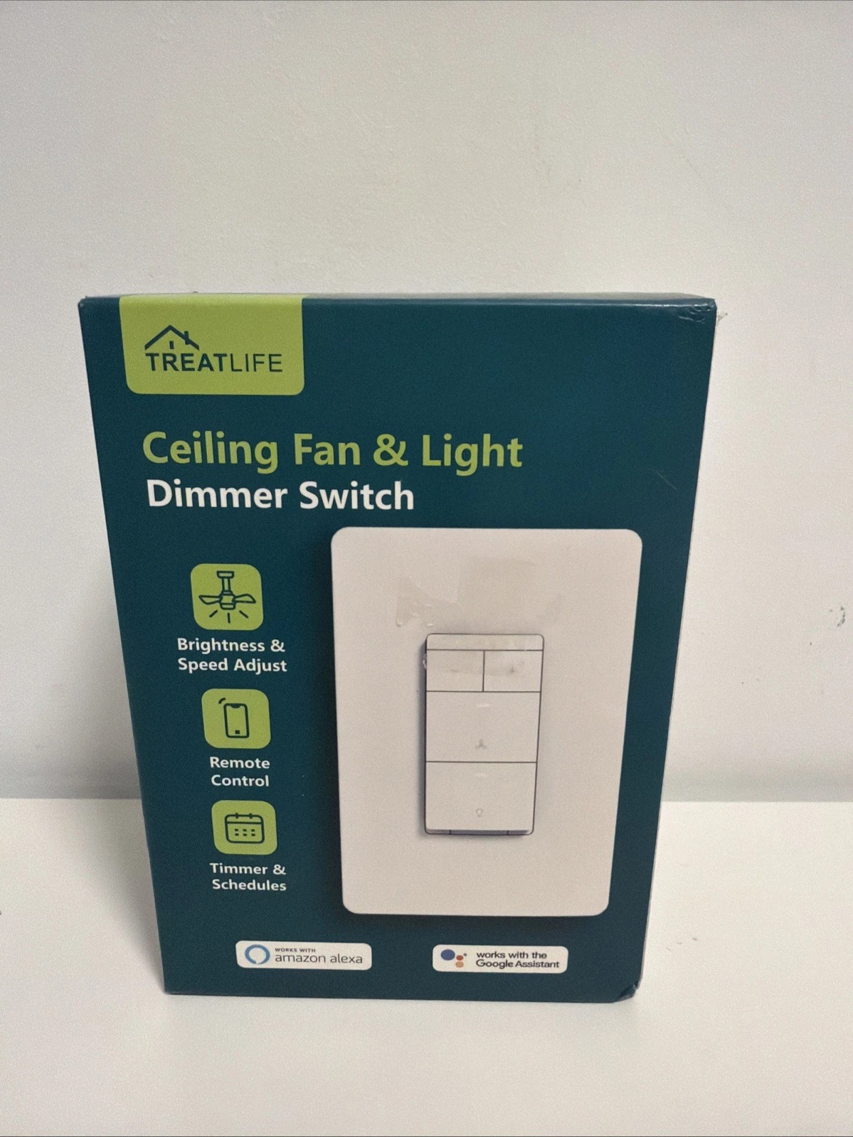 Treatlife Ceiling Fan Light Dimmer Switch Adjust Speed / Brightness Remote Timer
Opens in a new wind