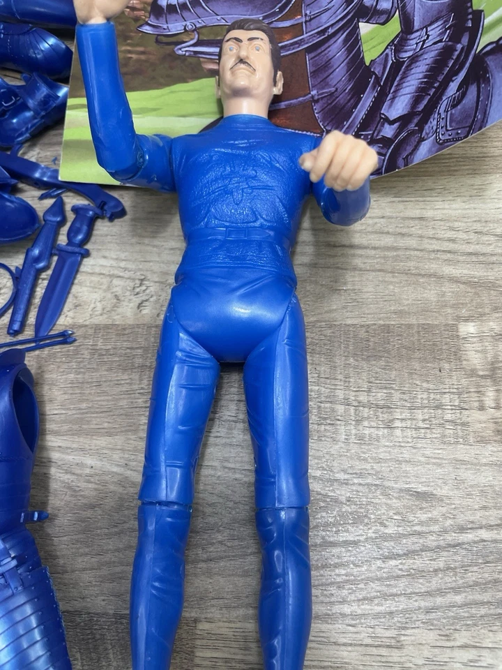 Sir Brandon Caballero Azul Marx Juguetes Caballeros Nobles Legendarios 5368 Años 60 Acceso al Libro Foto 3 de 4