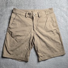 Lululemon Shorts Mens Size 30 31.5 Brown Tan Commission 9" Inseam LM7927SE