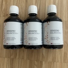 3 Stk Zinzino balance oil 300 ml Orange Zitrone Minze