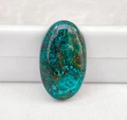 Natural Chrysocolla Cabochon Oval 33x19x6 mm 35 Ct Loose Gemstones