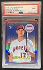 2018 Topps Heritage Shohei Ohtani Chrome RC Purple Refractor #THC-600 PSA 9