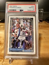 1992-93 Topps #362 Shaquille O'Neal Magic RC Rookie HOF PSA 10 GEM MINT